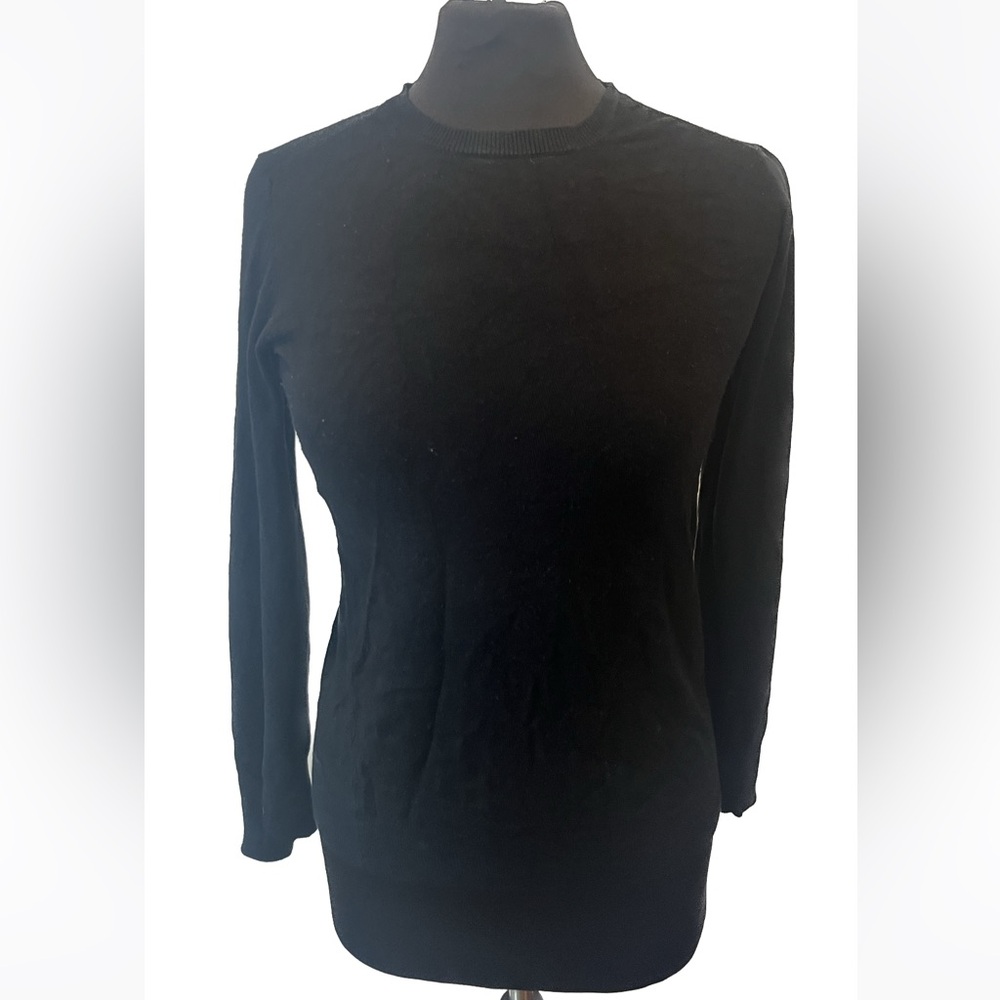 Zara Black Long Sleeve Sweater size medium
